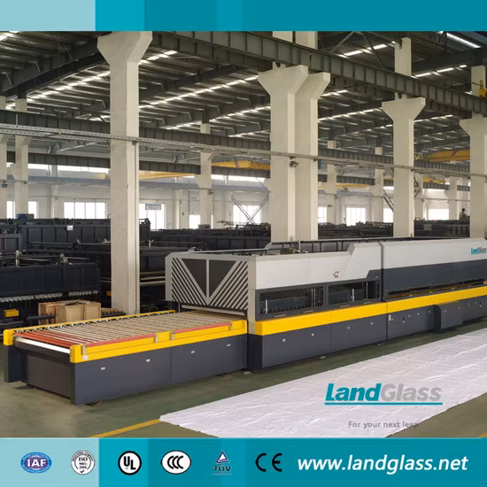 Landglass 평면 및 구부러진 유리 템퍼링로